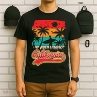 California Retro Vintage Print T-Shirt thumb 6