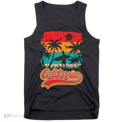 California Retro Vintage Print Tank Top