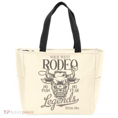 Cowboy Rodeo Wild West Texas Tote Bag