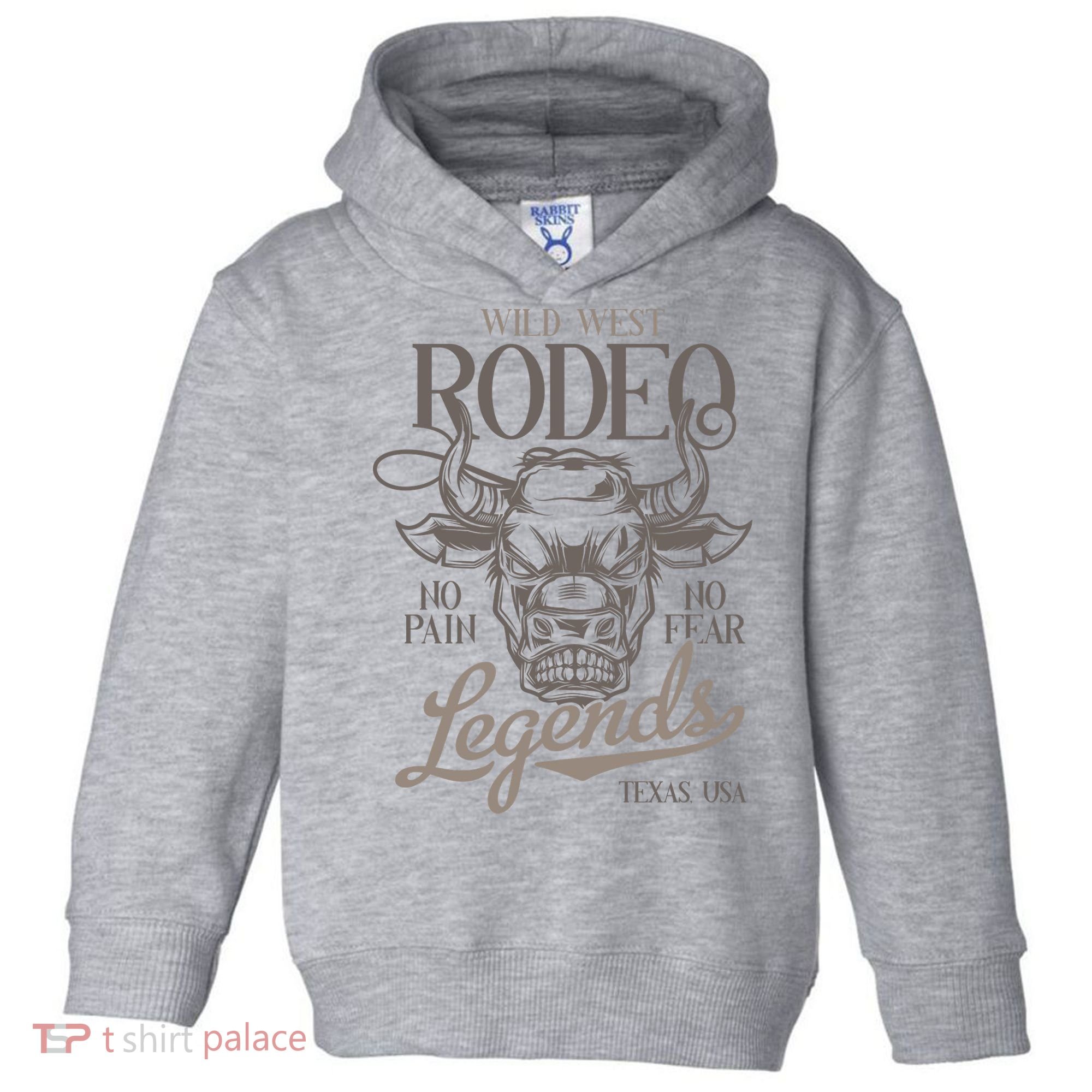 Cowboy Rodeo Wild West Texas Toddler Hoodie