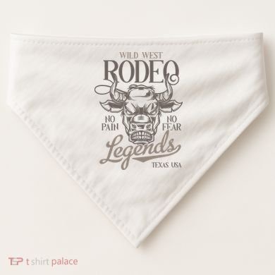Cowboy Rodeo Wild West Texas USA-Made Doggie Bandana