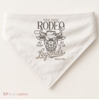 Cowboy Rodeo Wild West Texas USA-Made Doggie Bandana thumb 0