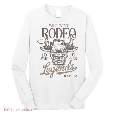 Cowboy Rodeo Wild West Texas Long Sleeve Shirt