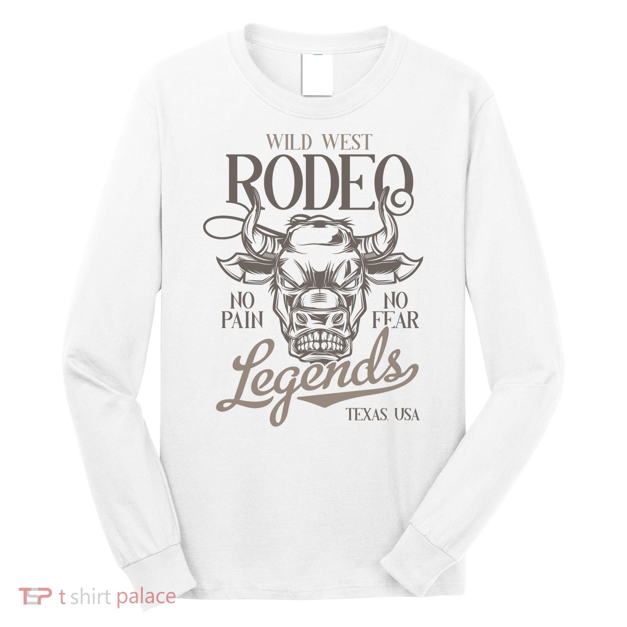 Cowboy Rodeo Wild West Texas Long Sleeve Shirt