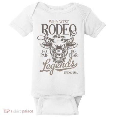 Cowboy Rodeo Wild West Texas Baby Bodysuit