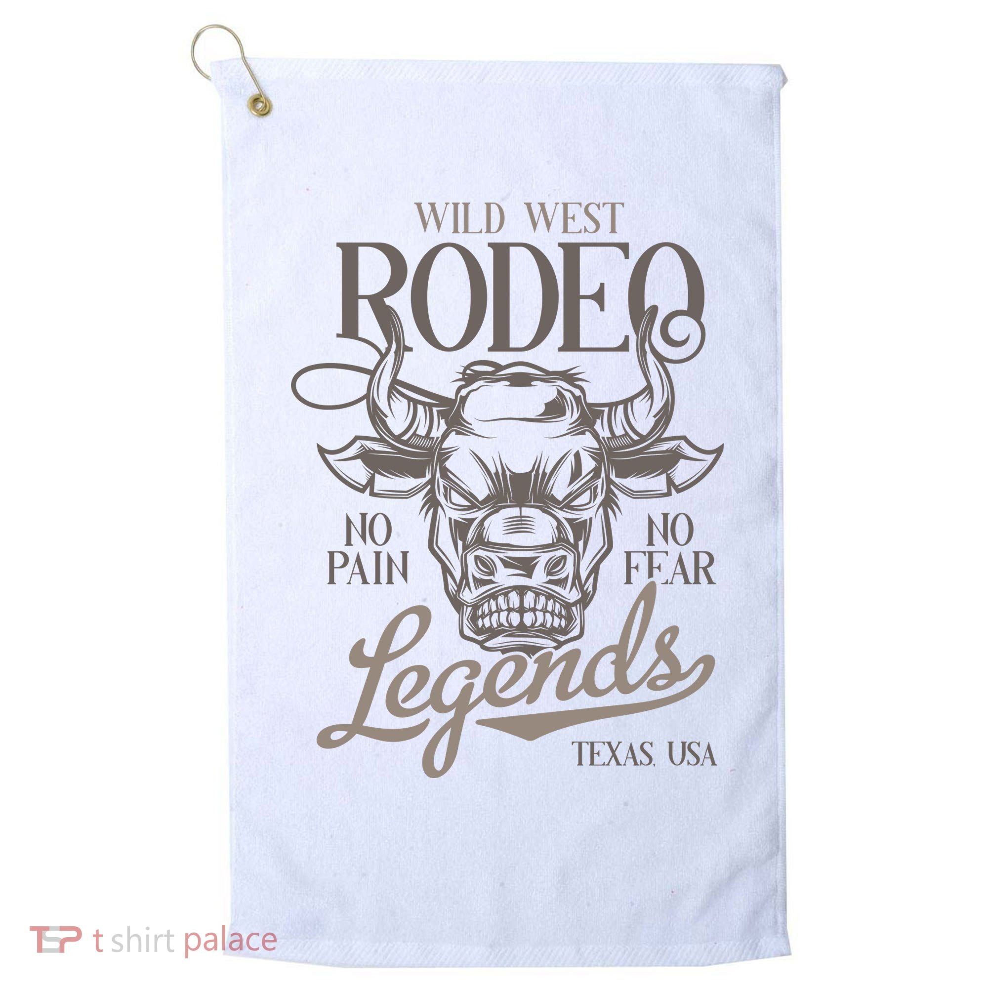 Cowboy Rodeo Wild West Texas Golf Towel
