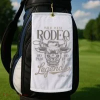 Cowboy Rodeo Wild West Texas Golf Towel thumb 2