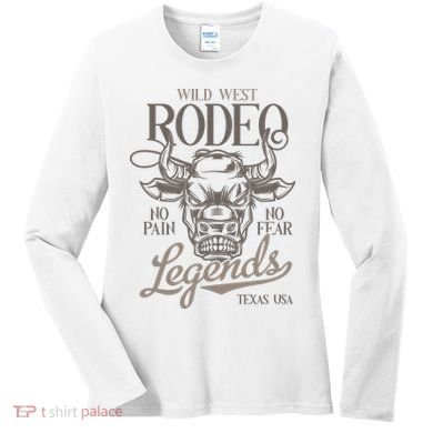 Cowboy Rodeo Wild West Texas Women's Long Sleeve Shirt
