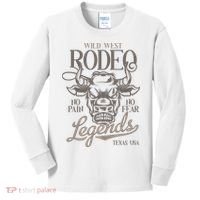 Cowboy Rodeo Wild West Texas Kids Long Sleeve Shirt thumb 0