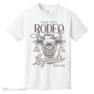 Cowboy Rodeo Wild West Texas Kids T-Shirt