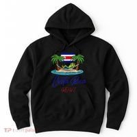 Costa Rica Wow Costa Rican Flag Hoodie thumb 0