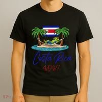 Costa Rica Wow Costa Rican Flag T-Shirt thumb 3