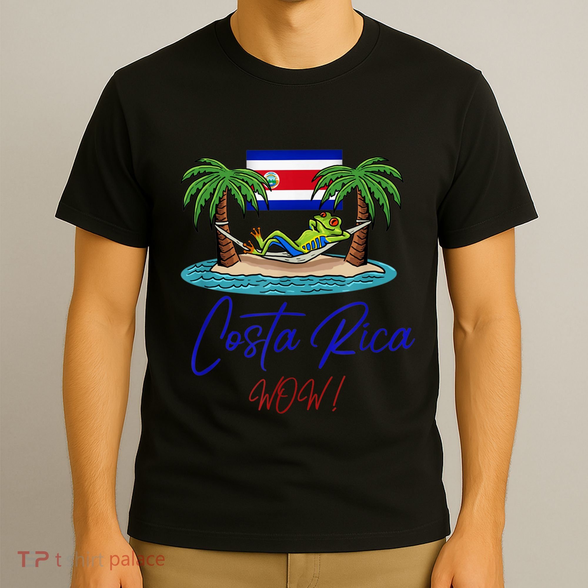 Costa Rica Wow Costa Rican Flag T-Shirt