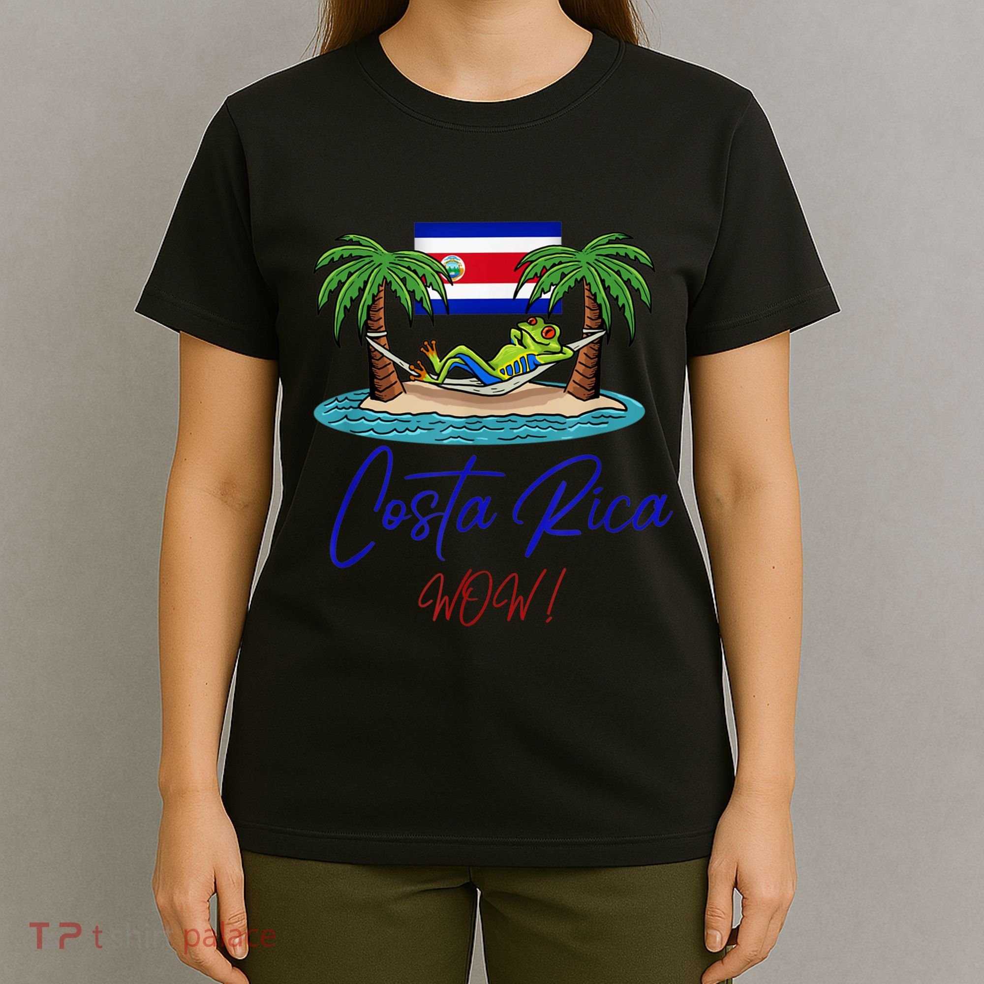 Costa Rica Wow Costa Rican Flag T-Shirt