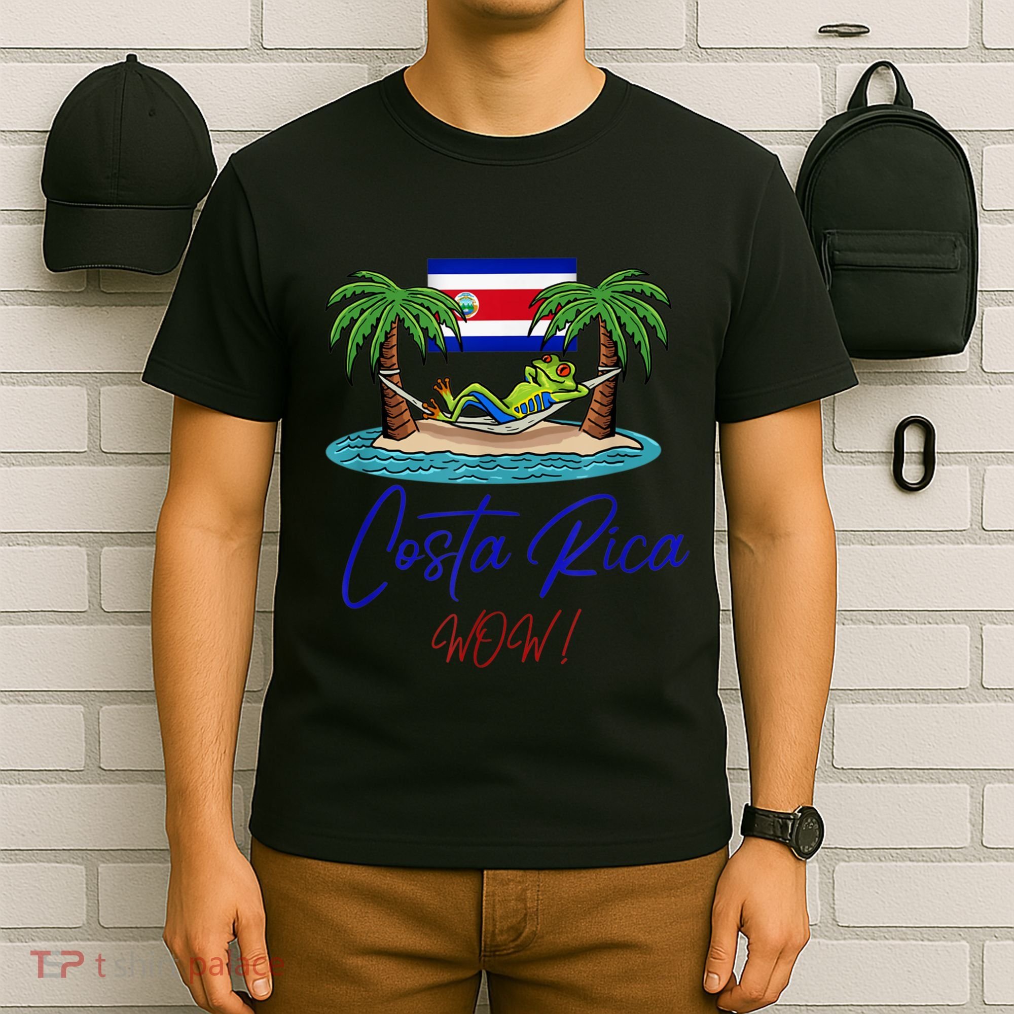 Costa Rica Wow Costa Rican Flag T-Shirt