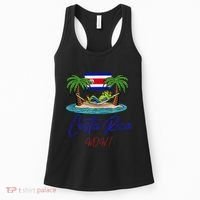 Costa Rica Wow Costa Rican Flag Women's Tank Top thumb 0