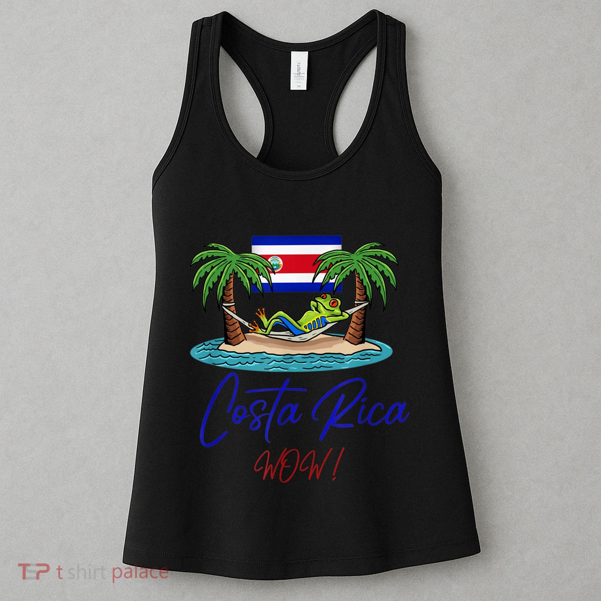 Costa Rica Wow Costa Rican Flag Women's Tank Top