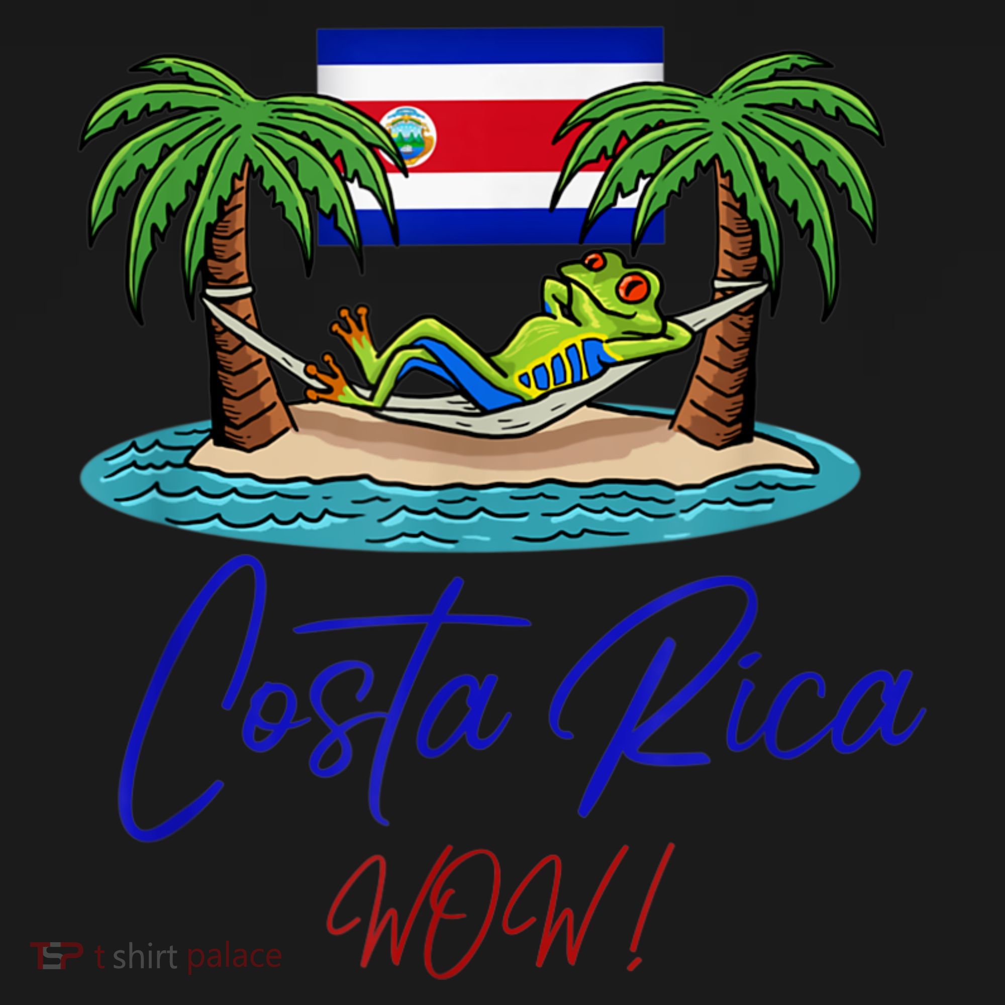 Costa Rica Wow Costa Rican Flag Women's Tank Top
