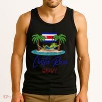 Costa Rica Wow Costa Rican Flag Tank Top thumb 3