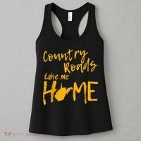 Country Roads West Virginia Map Take Me Home WV 304 Women's Tank Top thumb 3