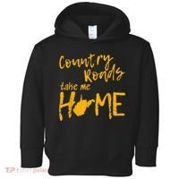 Country Roads West Virginia Map Take Me Home WV 304 Toddler Hoodie thumb 0