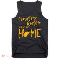 Country Roads West Virginia Map Take Me Home WV 304 Tank Top thumb 0