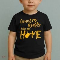 Country Roads West Virginia Map Take Me Home WV 304 Toddler T-Shirt thumb 2