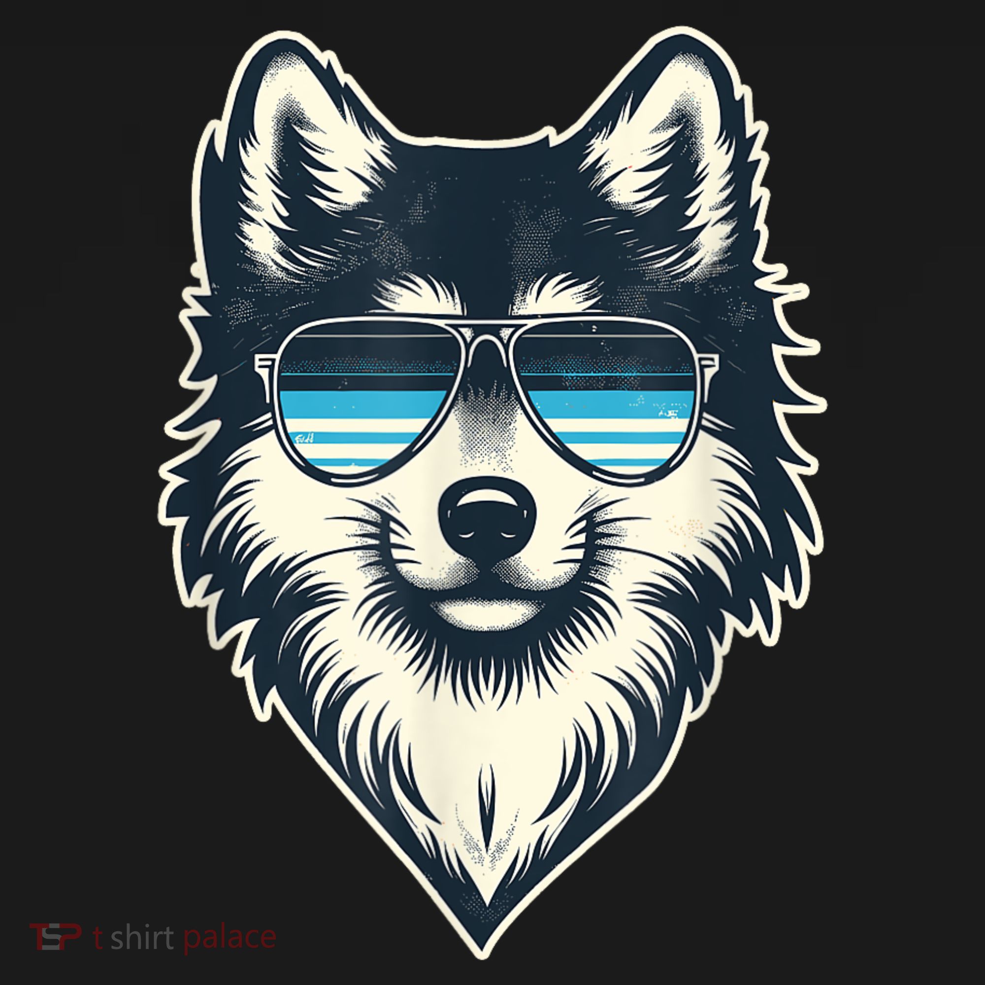 Cool Retro Wolf In Sunglasses 70s 80s 90s Novelty Funny Wolf Toddler Hoodie