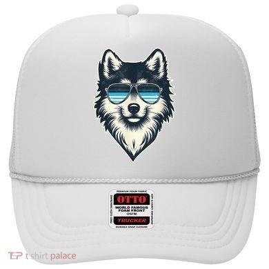 Cool Retro Wolf In Sunglasses 70s 80s 90s Novelty Funny Wolf Hat