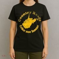 Country Roads West Virginia Take Me Home T-Shirt thumb 4