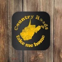 Country Roads West Virginia Take Me Home Coaster thumb 0