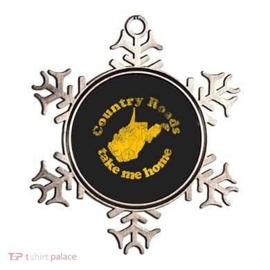 Country Roads West Virginia Take Me Home Ornament