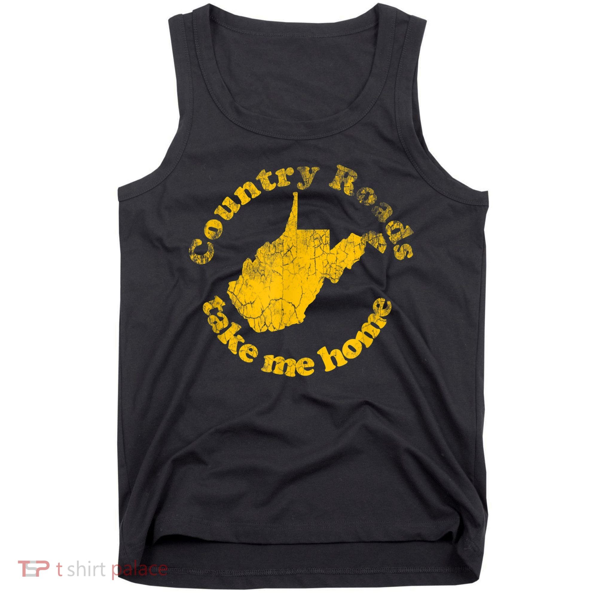 Country Roads West Virginia Take Me Home Tank Top