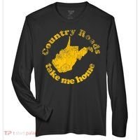 Country Roads West Virginia Take Me Home Zone Performance Long-Sleeve T-Shirt thumb 0