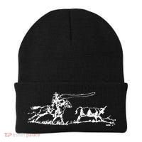Cowboy Roping Western Cowboy Roping Beanie thumb 0