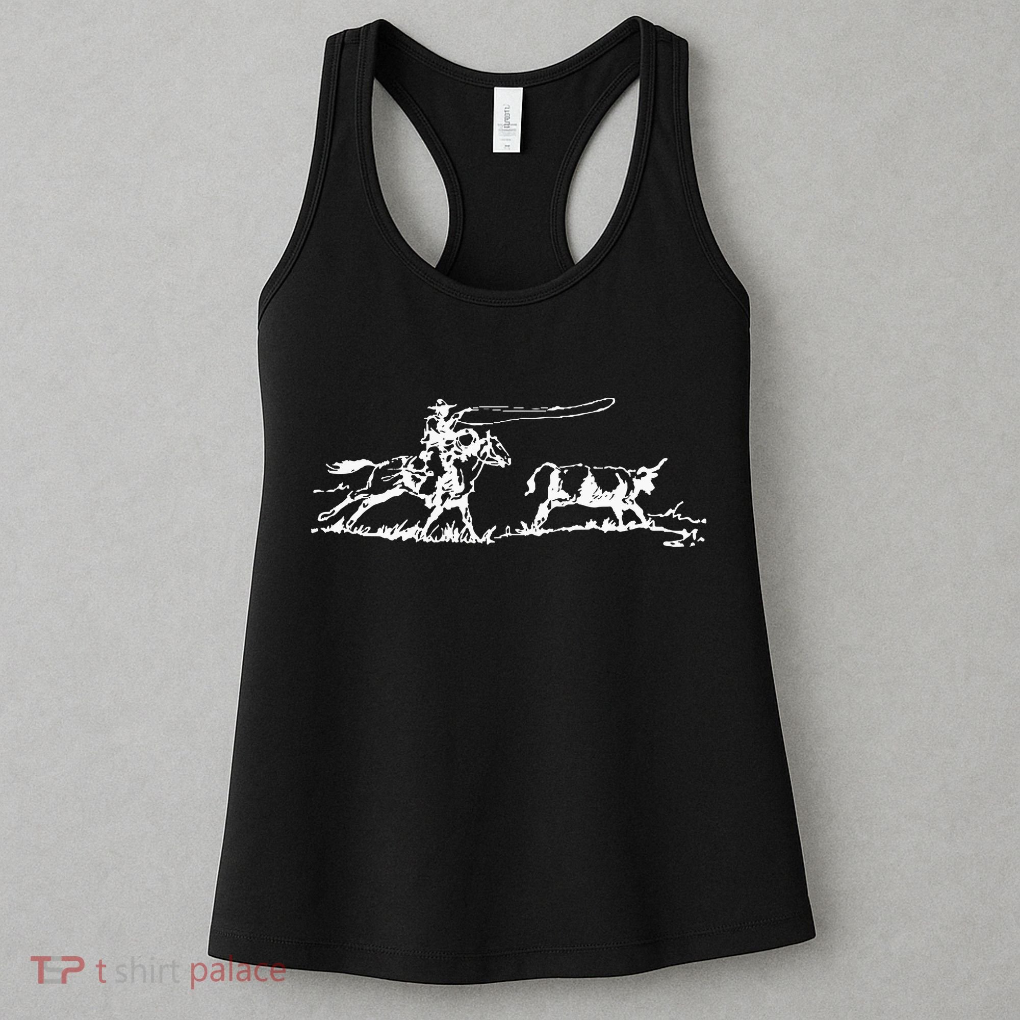 Cowboy Roping Western Cowboy Roping Women's Tank Top