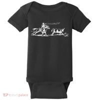 Cowboy Roping Western Cowboy Roping Baby Bodysuit thumb 0