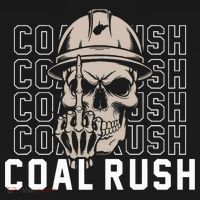 Coal Rush West Virginia Skull Coal Miner Hard Hat Polo thumb 3