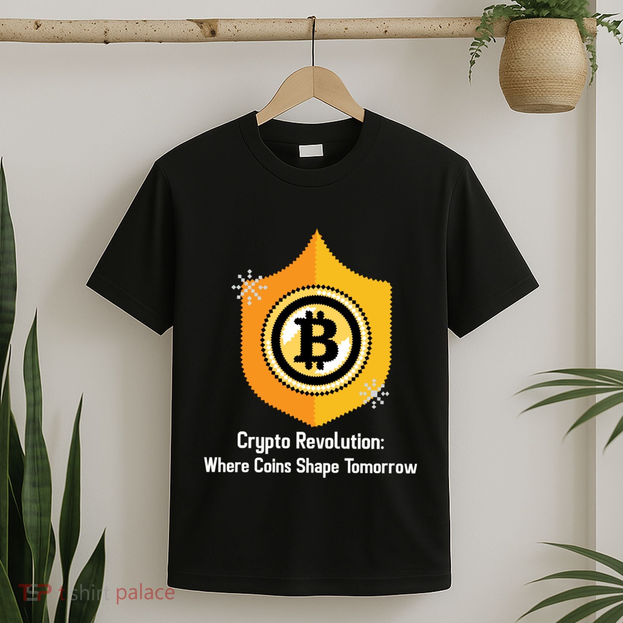 Crypto Revolution: Where Coins Shape Tomorrow Bitcoin Investing T-Shirt