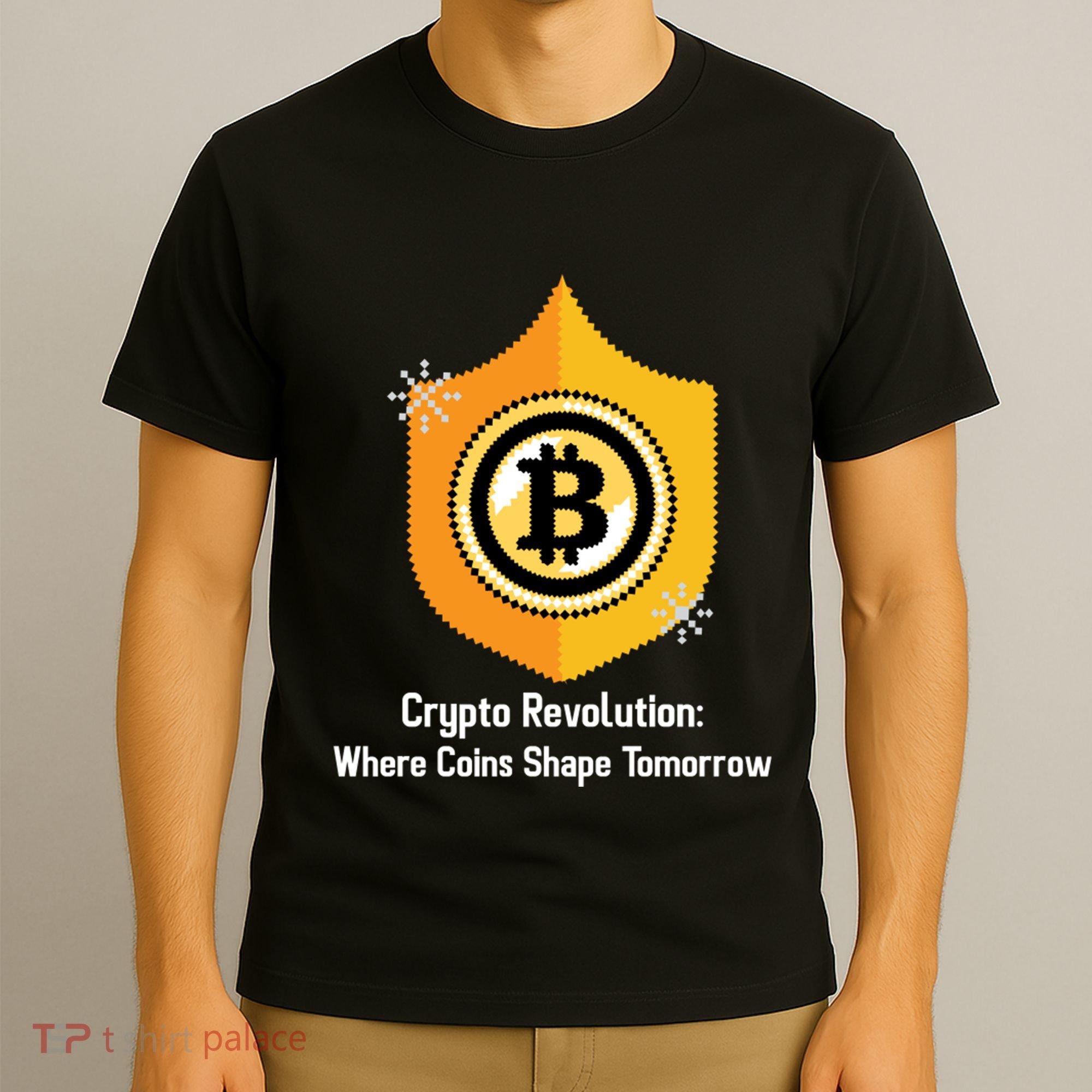 Crypto Revolution: Where Coins Shape Tomorrow Bitcoin Investing T-Shirt