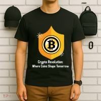 Crypto Revolution: Where Coins Shape Tomorrow Bitcoin Investing T-Shirt thumb 6