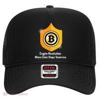 Crypto Revolution: Where Coins Shape Tomorrow Bitcoin Investing Hat thumb 0