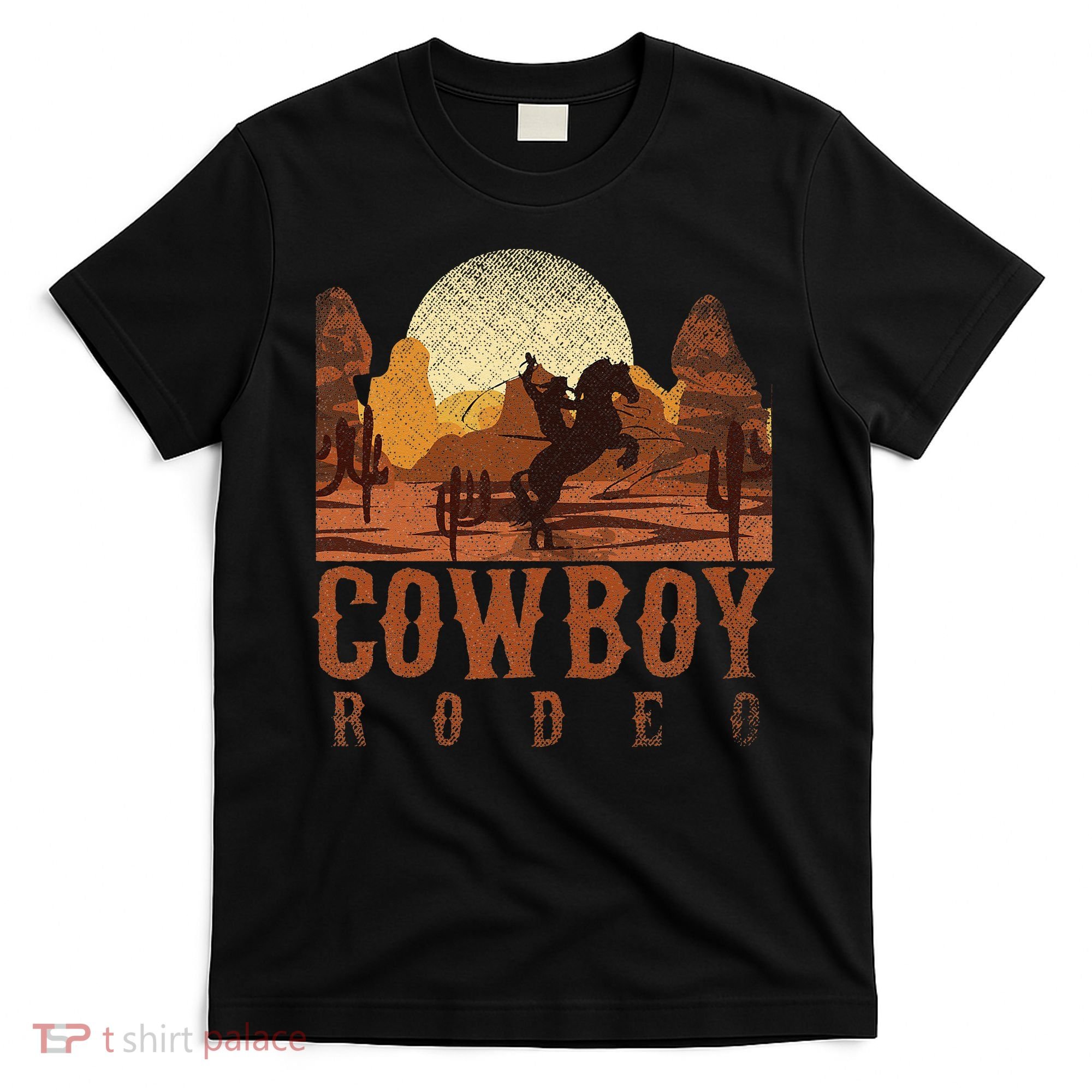 Cowboy Rodeo Western Texan Gift Horseback Riding Cowboy T-Shirt