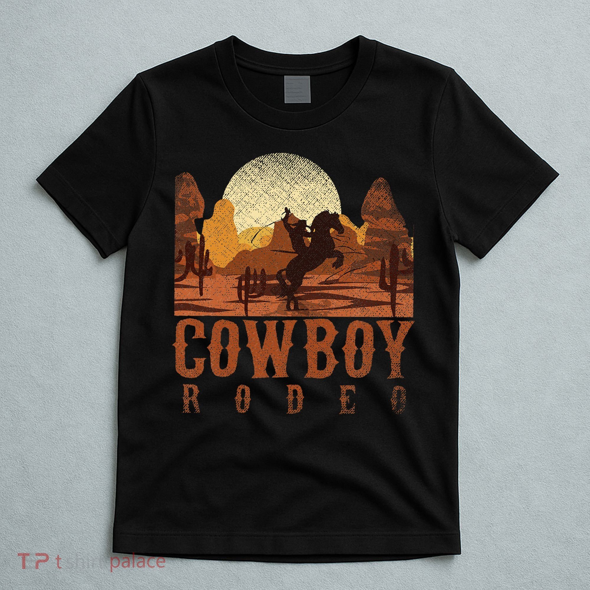 Cowboy Rodeo Western Texan Gift Horseback Riding Cowboy T-Shirt