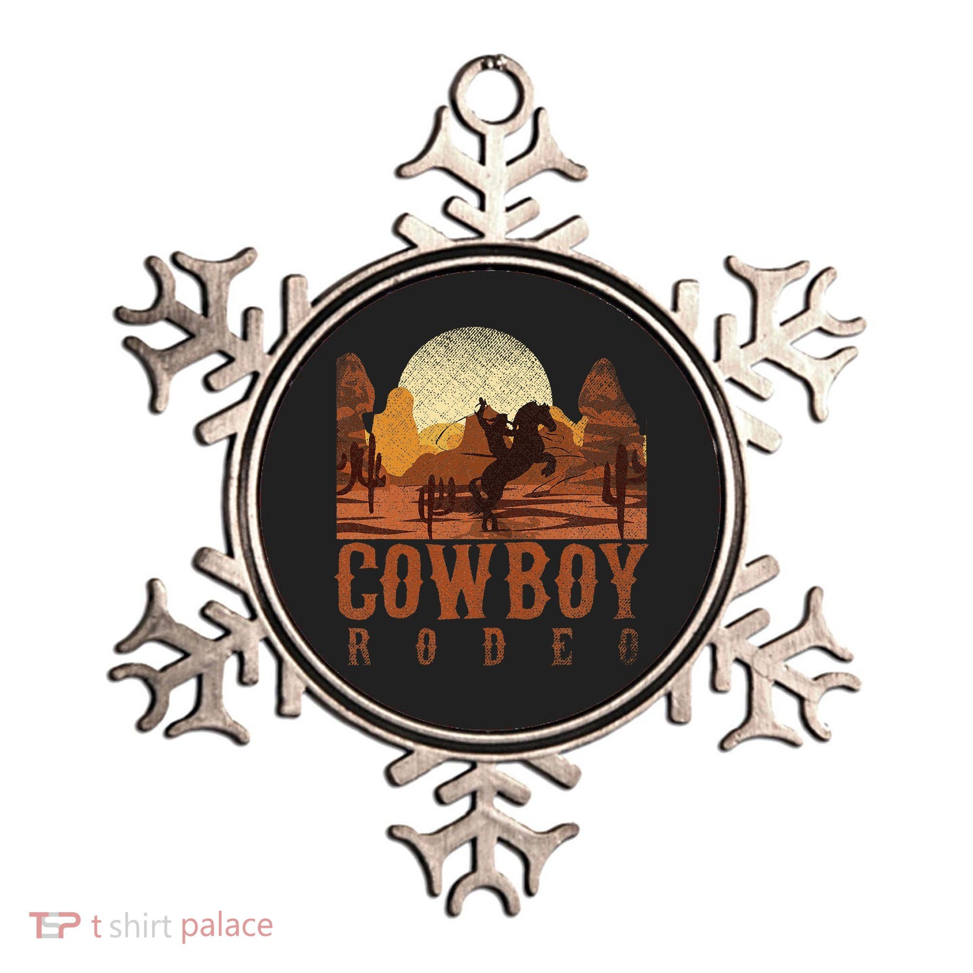 Cowboy Rodeo Western Texan Gift Horseback Riding Cowboy Ornament