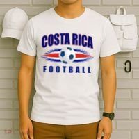 Costa Rica World Football Fan Flag Pride Soccer T-Shirt thumb 6
