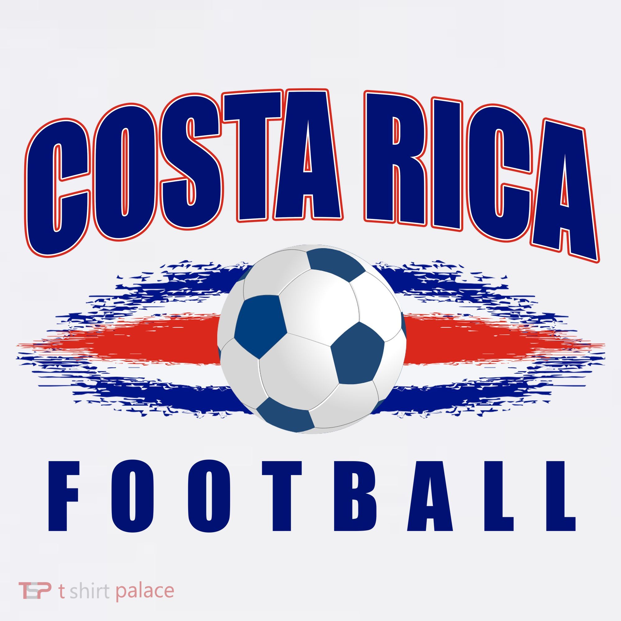 Costa Rica World Football Fan Flag Pride Soccer T-Shirt