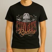 Cowboy Rodeo Western Texan Gift Country Bull Riding Cowboy T-Shirt thumb 3