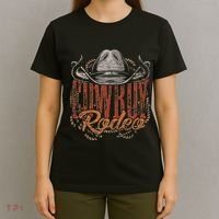 Cowboy Rodeo Western Texan Gift Country Bull Riding Cowboy T-Shirt thumb 4