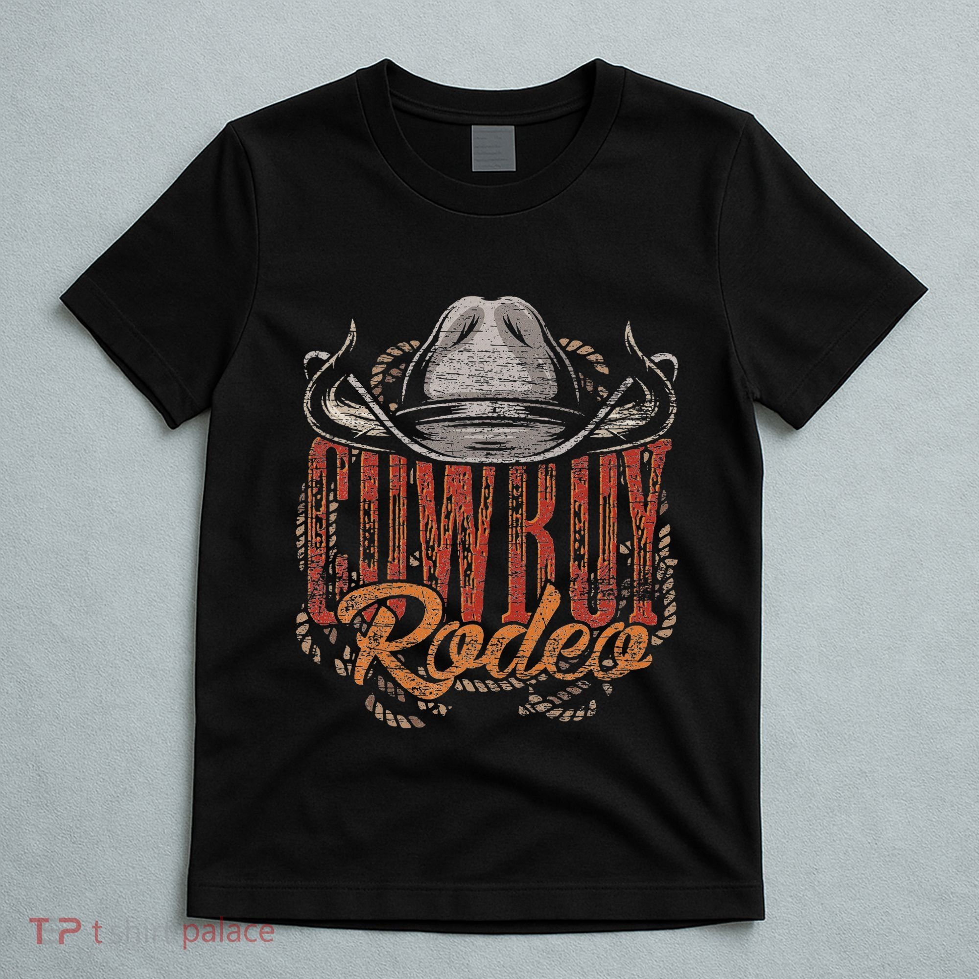 Cowboy Rodeo Western Texan Gift Country Bull Riding Cowboy T-Shirt